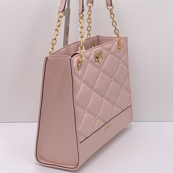 MICHAEL KORS SERENA LARGE EAST WEST CHAIN SHOULDER TOTE POWDER BLUSH COLOR - Picture 2 of 16